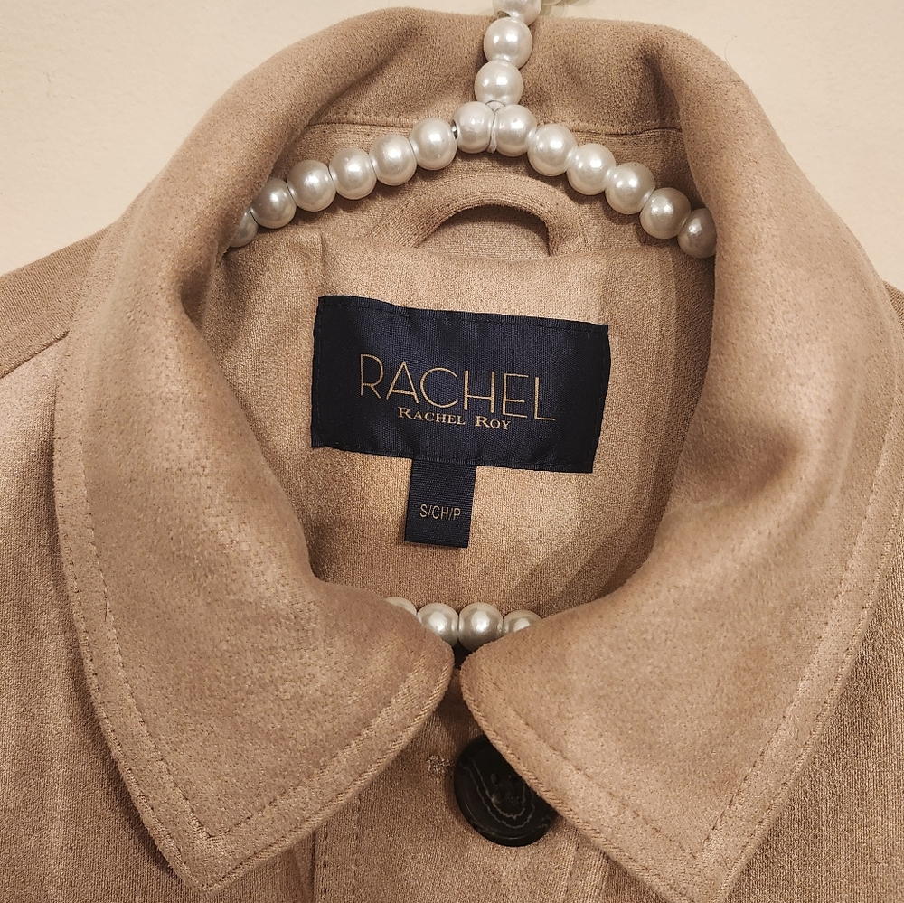 Tan color faux suede soft vest - Picture 2 of 12